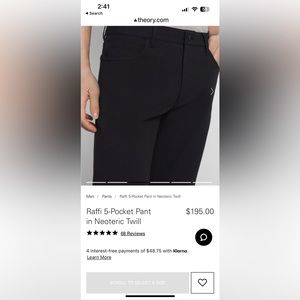 Theory 5 Pocket Chino Pants (34/34)